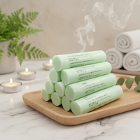 Sabun Mandi Padat Saponaria Rose dengan Minyak Zaitun dan Bahan Nabati untuk Set Sabun Minyak Esensial Buatan Sendiri