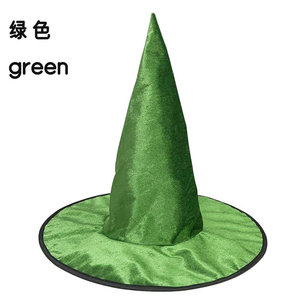Sombrero <span class=keywords><strong>de</strong></span> Halloween Tocado Sombrero <span class=keywords><strong>de</strong></span> <span class=keywords><strong>bruja</strong></span> verde COS Sombrero mágico <span class=keywords><strong>Mago</strong></span> <span class=keywords><strong>de</strong></span> <span class=keywords><strong>Oz</strong></span> Dibujos animados DIY Sombrero <span class=keywords><strong>de</strong></span> <span class=keywords><strong>bruja</strong></span> Tocado - Product Image 3
