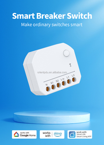 Новый умный автоматический выключатель Wi-Fi 2025 года с поддержкой голосового управления и удаленного управления через приложение Tuya Smart Life. - Product Image 2