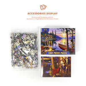 Puzzle Personnalisé 1000 Pièces Carton Gris <span class=keywords><strong>pour</strong></span> Enfants et Adultes, Jeu Éducatif et Ludique en Famille, Idée Cadeau et Partage - Product Image 5