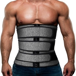 Automne hiver grande taille hommes sport taille Cincher ceinture abdominale réglable épaissi chaud <span class=keywords><strong>Sauna</strong></span> costume pour taille amincissante - Product Image 4