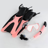 Équipement de plongée sous-marine en silicone personnalisé OEM masque de plongée avec palmes de plongée ensemble de tuba