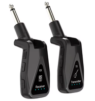 Équipement de production musicale Microphone de studio sans fil avec ensemble de micro sans fil rechargeable Transmetteur de guitare