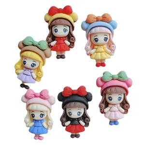 New Resin Princess Accessories Cute Resin Doll Kids Hair Accessories For Headwear Clothing
