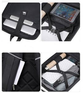 BSCI Sac à dos de voyage d'affaires personnalisé Sac d'ordinateur portable de bureau étanche à chargement USB avec design élégant - Product Image 4