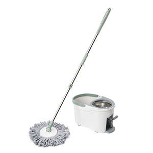 ไม้ถูพื้นหมุนได้ 360 องศา พร้อมถัง ไม้ถูพื้นทำความสะอาดงานหนักและระบบบิดถังแบบเหยียบสำหรับทำความสะอาดพื้น - Product Image 5