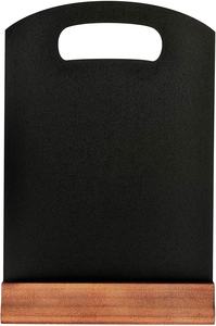 Tableaux noirs miniatures à prix abordable, faible MOQ, avec supports en bois, chevalet double face en bois - Product Image 3