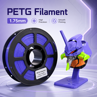 Filamento PETG Básico Inicial Color Púrpura, Material de Impresión de Alta Resistencia, Filamento para Impresora 3D para Impresión FDM