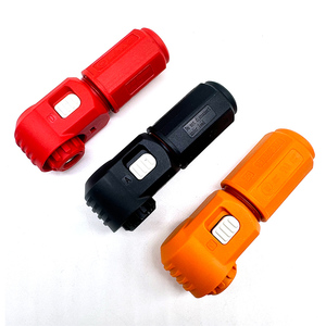 Surlok IP67 Plástico de alta corriente 8mm Terminal 200A Naranja Enchufe derecho Conector de batería para cable de 50mm2 - Product Image 2