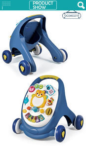 4 ruote di apprendimento del bambino del camminatore del bambino a piedi assistente con pianoforte sonaglio - Product Image 2