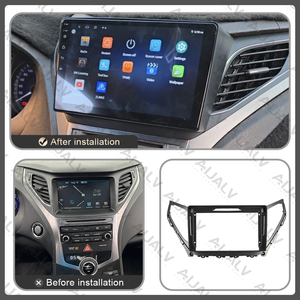 Autoradio <span class=keywords><strong>DVD</strong></span> 9 pouces avec cadre multimédia, <span class=keywords><strong>lecteur</strong></span> stéréo, panneau de façade pour Hyundai AZERA, cadre audio de tableau de bord pour <span class=keywords><strong>voiture</strong></span> - Product Image 6