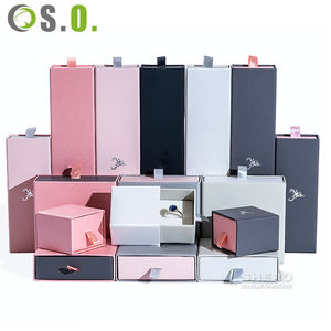 Caja de Cartón con Logotipo Personalizado, Cajón para Joyería, Empaque Deslizante, Caja para Pulseras, Aretes, Collares y Anillos - Product Image 3