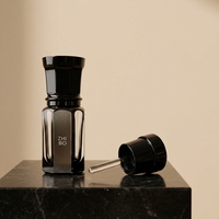 Flacon d'huile essentielle en verre haut de gamme avec compte-gouttes et roll-on 3ml/6ml/12ml, verre transparent avec impression sur surface gravée à l'acide