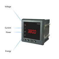 Medidor de Energía Digital Activo de 72/80/96 mm para Panel de Control de Distribución Eléctrica