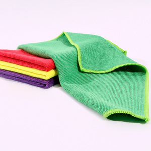 고품질 친환경 인증된 행주 사각형 마이크로파이버 청소 천 가정용 주방용 - Product Image 6
