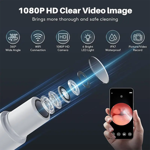 Kit Profesional para la Eliminación de Cálculos Amigdalinos, Extractor Electrónico al Vacío con Cámara, Visualización Portátil para la Higiene Bucal - Product Image 4