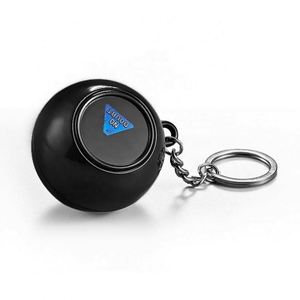 Promotional Toy Magic 8 Ball <b>Keychain</b> Custom Decision Maker Mystic Answer Ball Mini Prophecy Ball Key Chain - Product Image 2