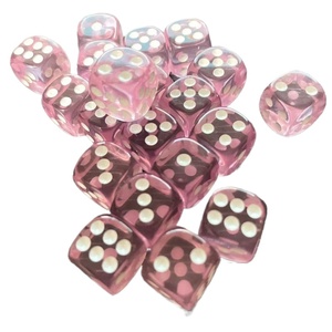 <span class=keywords><strong>SUPER</strong></span> GAME Promotion : Dés en acrylique colorés de 12 mm à bords arrondis pour KTV, bars et jeux de Mahjong OM - Product Image 1