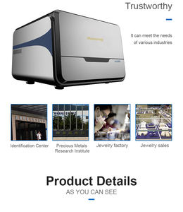 Espectrômetro de fluorescência, alta precisão, 0.01% x-ray, ouro testador de densidade de ouro - Product Image 4