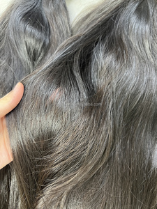 100% i capelli sfusi non trasformati in estremità naturali nere o marroni Super doppie disegnate singolo donatore può essere sbiancato <span class=keywords><strong>biondo</strong></span> - Product Image 4