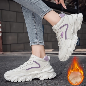 Bottes de neige pour les voyages en plein air, avec doublure en polaire, bottes mi-hautes pour femmes, baskets pour femmes, chaussures <span class=keywords><strong>pas</strong></span> chères - Product Image 3