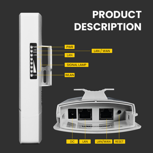 Para SUNCOMM N595 Punto de acceso al aire libre (<span class=keywords><strong>AC1200</strong></span>) 2,4G/5,8G Antena omnidireccional de doble banda Impermeable 300Mbps Max LAN Data Rate Firewall - Product Image 2