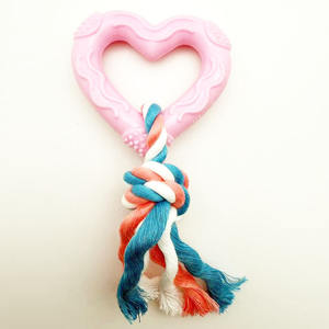 צעצועי לעיסה לחיות מחמד סיטונאי, צעצועי חבל אינטראקטיביים למשחק משיכה, צעצועי לעיסה מקוטון לכלבים קטנים - Product Image 6