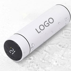 Custom Office Business White Color Vacuum Flask 304 Stainless Steel Thermal <b>Cup</b> Thermos Water Bottle With Filter Healthy Life - Product Image 1