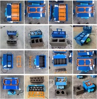 Mini Máquina Casera para Hacer Ladrillos de Cemento y Hormigón, Máquina para Fabricar Bloques de Pavimento, Máquina Moldeadora de Ladrillos