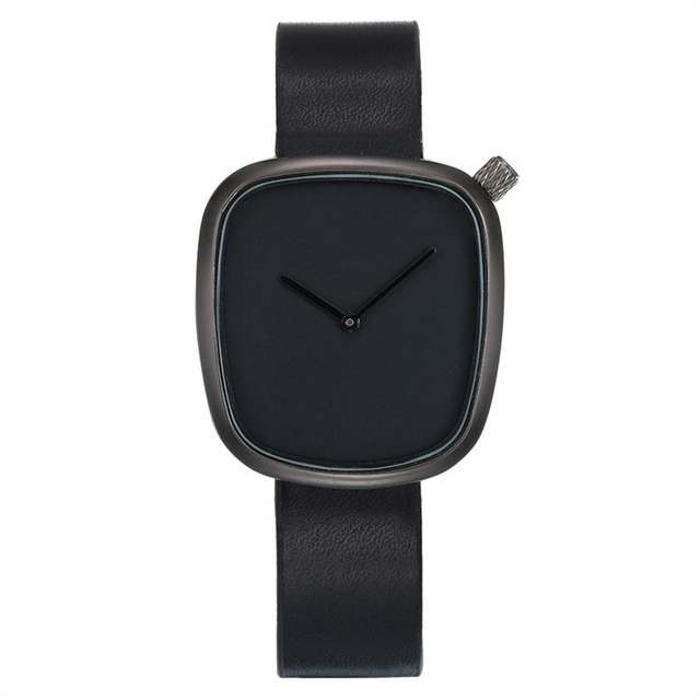 Wholesale Waterproof Men's Quartz Wrist Watch Clock Leather Strap Sport Business Casual Simple for Male