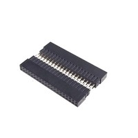 Connecteur femelle GPIO à double espacement de 40 broches, pas de 2,54 mm, pour Raspberry Pi A+/B+/Pi 2/Pi 3 - Connecteur femelle DIP haut de 2x20 broches