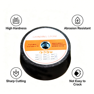 <span class=keywords><strong>Disque</strong></span> abrasif en carbure de silicium à liaison résineuse 115 mm 125 mm pour métal et acier inoxydable avec M14 5/8"-11 - Product Image 4