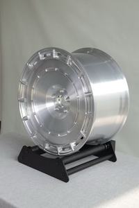 Jantes 5x114.3 noires à 5 branches en alliage avec lèvre style carbone, pneus Lsvogue tout-terrain haute performance pour <span class=keywords><strong>Suzuki</strong></span> <span class=keywords><strong>Jimny</strong></span> - Product Image 1