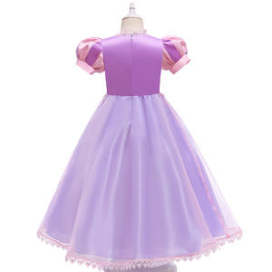 Vestido de Princesa <span class=keywords><strong>Sofía</strong></span> al por Mayor, Vestido Largo de Disfraz de Cosplay, Vestido de Fiesta de Princesa para Niña - Product Image 3