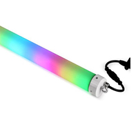 Artnet Matrix DC24V programa pixel 28W 360 grados 5050 SMD RGB IC 3D digital RGB LED tubos con controlador K1000C con gancho