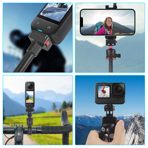 Mini placa universal de liberación rápida, soporte de teléfono para GoPro 13 para Insta360 X4, adaptador de trípode para cámaras de acción para DJI OSMO 360 - Product Image 4