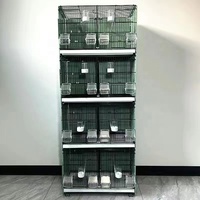 Jaulas Apilables de Alta Calidad para Cría de Aves 2024, Jaula Grande de Metal para Pájaros