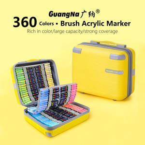 <span class=keywords><strong>Set</strong></span> di <span class=keywords><strong>pennarelli</strong></span> acrilici <span class=keywords><strong>professionali</strong></span> Guangna con 360 colori vivaci per artisti e artigiani - Product Image 6