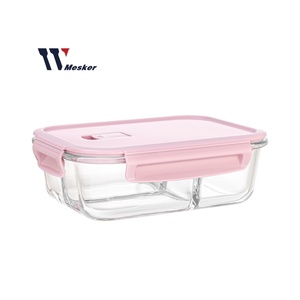 Recipientes de vidro para armazenamento de alimentos com tampas de travamento de vida inteira, recipientes herméticos para almoço, forno de micro-ondas e <span class=keywords><strong>freezer</strong></span> - Product Image 1