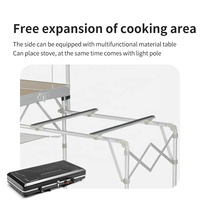Naturehike Table de cuisson Portable en MDF, Table pliante en aluminium détachable pour voyage en plein air