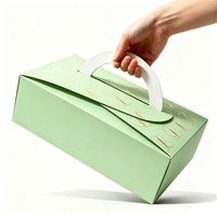 Brot-Papierbox mit Individuellem Logo-Druck UV-Druck Faltbare Karton-Geschenkbox Bäckerei-Verpackung Umweltfreundlich Recycelbar