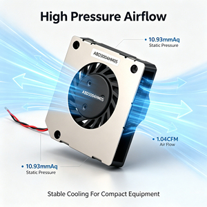Ventilateur soufflant DC 30x30x4.7mm 10000RPM, mini ventilateur de refroidissement DC 5V, ventilateur industriel électrique silencieux 30mm, RoHS - Product Image 4
