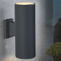 Lampe murale à LED en aluminium Éclairage haut et bas Applique murale à LED étanche pour l'extérieur Éclairage intérieur