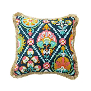 Housse de coussin de broderie Textiles de maison Oreiller de beauté Coussins VP-DN024