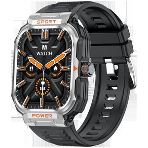 Montre connectée 2 en 1 avec écouteurs TWS, écran HD de 2,01 pouces, paiement NFC, moniteur de fréquence cardiaque, montre de sport - Product Image 6
