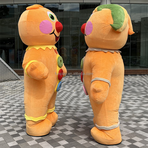 <span class=keywords><strong>2023</strong></span> gonflable pain d'épice homme mascotte Costume événement Cosplay fête de noël dessin animé Costume - Product Image 3