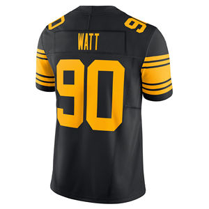 2025 nuevo 90 T.J. Watt Football Jerseys Cosido personalizado Hombres Mujeres Jóvenes Russell <span class=keywords><strong>Wilson</strong></span> Najee Harris DK Metcalf Jersey Tamaño - Product Image 1