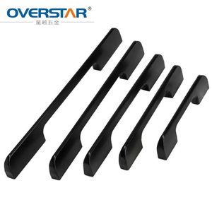 Hiện đại đơn giản bạc hợp kim nhôm cửa tủ xử lý Mỹ Vàng kết thúc ánh sáng sang trọng cho nhà bếp tủ quần áo phòng ngủ khách sạn - Product Image 1