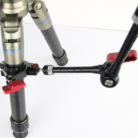 Bras articulé réglable en alliage d'aluminium de 11 pouces avec broches Arri pour caméscope, moniteur LCD, éclairage LED, appareil photo reflex numérique