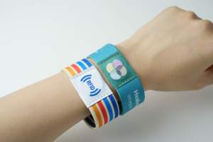 소스 공장 재사용 13.56Mhz 탄성 <span class=keywords><strong>RFID</strong></span> 팔찌 피트니스 또는 스파 액세스 제어 카드 - Product Image 5